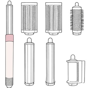 Dys HS 05 Air Wrap Multi Styler Brosse Chauffante Sèche-Cheveux Fer à Boucler / DYS Air Wrap Complet Styler - Product Image 3