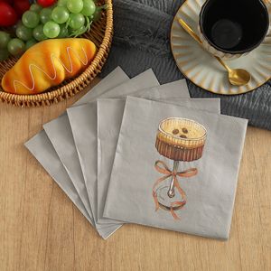 Paper Napkins With Colorful Printed Designs For Themed Party Disposable 330mm 20 Sheets Per Pack - Product Image 2