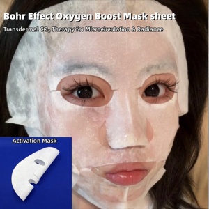 Mascarillas Faciales de Papel con Efecto Burbuja de CO2 para Terapia de Oxígeno, Ácido Cítrico y Biocelulosa, Venta al Por Mayor OEM - Product Image 2