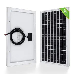 Precio de fábrica pequeño panel solar 10W 20W 30W 50W 12V mono panel solar 12V panel de energía solar para luces solares cámaras de seguridad