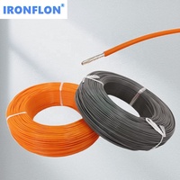 Fil électrique toronné en cuivre plaqué argent Fil blanc électronique automobile isolé en PTFE Fil de voiture UL1180 18AWG
