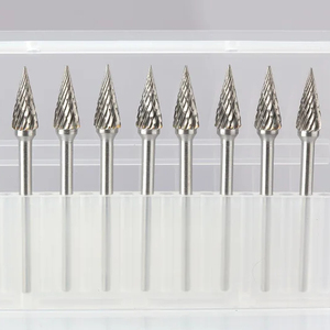 M6 loại 3mm hoặc 1/8 inch Shank chất lượng tốt vonfram rasp Carbon gỗ carbide burr tập tin quay - Product Image 2