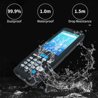 Lecteur de codes-barres mobile robuste 4G IP67 avec Android 12 3+32G WiFi Scanner de codes-barres 2D Collecteur de données - En stock