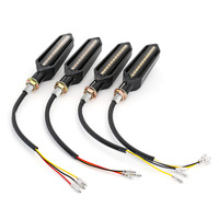 Feu arrière de moto clignotants indicateur de débit Led feu stop double couleur interrupteur séquentiel arrière Led ampoule pour moto