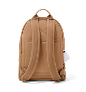 Tan Neoprene Casual Sports <b>Backpack</b> Waterproof Softback Laptop Book Gym Bag for Travel - Product Image 2