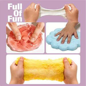 Kit de Slime de 6 Piezas, 3 Texturas, Slime Transparente con Dijes, Juguete Sensorial No Tóxico para Niñas y Niños, Regalos para Fiestas, Venta al Por Mayor - Product Image 2
