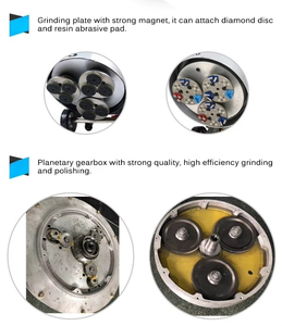 Machine de meulage et de polissage planétaire à diamant Sihok pour sols en béton, idéale pour surfaces en époxy, garages, sous-sols, allées et trottoirs. - Product Image 3