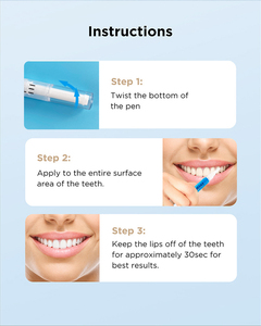 2024 stylo de blanchiment des dents dents blanches éblouissantes dentaires avec Logo personnalisé 2ml en plastique bleu blanchiment des dents stylo Gel désensibilisant - Product Image 3