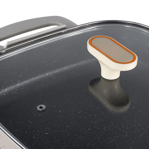 หม้อไฟฟ้า 1200W ขนาด 5 ลิตร แบบไม่ติดกระทะ สำหรับทำราเมน สเต็ก ข้าว ข้าวโอ๊ต ซีฟู้ด ซุป กระทะทอดแบบเร็ว และหม้อตุ๋น - Product Image 3