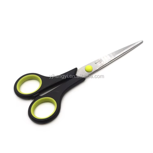 6.5 인치 스테인레스 스틸 학교/사무실 가위 플라스틱 손잡이 왼손 가정 자수 DIY 도구 세트 공예 가위 - Product Image 3