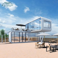 Nouveau moderne de haute qualité luxe moderne modulaire Apple Container House préfabriqué Capsule House Maison préfabriquée