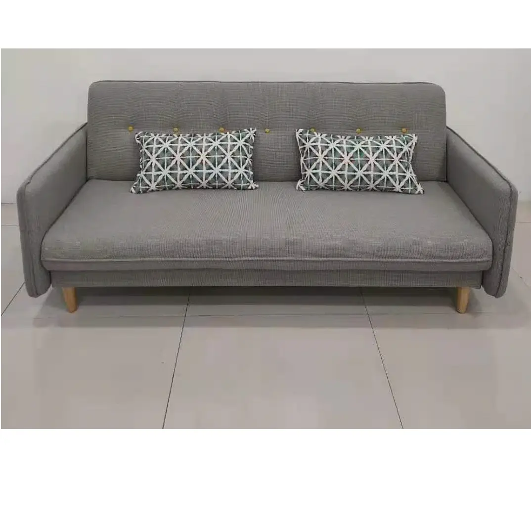 Sofá de tecido moderno, cama de alta qualidade para sala de estar