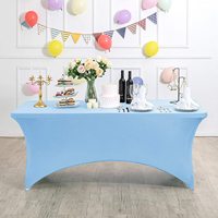 28 couleurs Polyester beauté lit couverture Spandex Stretch nappe cils pour Salon mariage fête