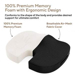 Cuscino universale per seggiolino auto in Gel di seta di ghiaccio traspirante tappetino di ventilazione estiva fresco Comfort di guida supporto per schienale <span class=keywords><strong>ortopedico</strong></span> - Product Image 2