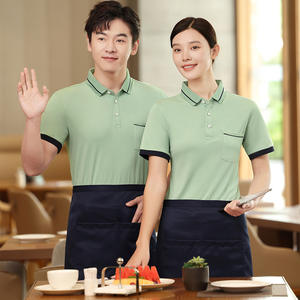 AI-MICH sottomettere le camicie da donna da uomo tute da cameriere traspiranti allontana l'umidità dal negozio di Grill confortevole e rilassante - Product Image 3