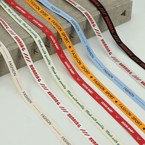 Midi personnalisé 10mm sacs chaussures chapeaux Boud Edage ceinture vêtements accessoires personnalisé mode sport Polyester coloré impression sangle - Product Image 3