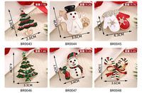 Bros Pin Kuda Berlian Mewah Aksesoris Natal Gaya Eropa Amerika Vintage Anti-Lampu untuk Gaun