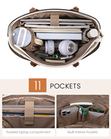 Sac à main LOVEVOOK de luxe 15,6 17 pouces tendance résistant à l'eau en PU pour l'été, idéal pour les festivals, le bureau, le shopping, les voyages, sac fourre-tout pour ordinateur portable pour femmes