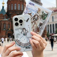 Autocollants adhésifs plats en PET imperméables de la série Travel Heart Notes, décalcomanies créatives sur le thème des objets et des personnages, décoratifs DIY