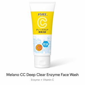 Fabriqué au Japon Rohto Melano CC Deep Clear Enzyme Face Wash 130g Soin du visage à l'enzyme, enrichi en vitamine C, pour des pores nettoyés et une peau éclatante, vente en gros - Product Image 6