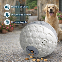 Pelota Dispensadora de Comida para Perros de Lujo con Diseño de Movimiento Giratorio y Estructura de Plástico Sólido para Uso Interactivo en el Hogar para Perros Grandes