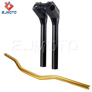 Elevadores de 1,5 "Pullback 12" + 1 "para <span class=keywords><strong>Harley</strong></span> Dyna Softail Street <span class=keywords><strong>Bob</strong></span> Sportster FXR FXBB 38mm Abrazadera Montaje Manillar <span class=keywords><strong>Fat</strong></span> Bar - Product Image 4