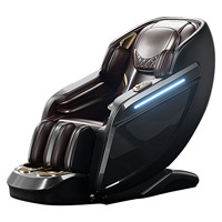 Fauteuil de massage intelligent 2026 AI à double cœur, 120W, zéro gravité, avec rail SL, spa complet du corps, rouleaux pour mollets et pieds, commande vocale et musique