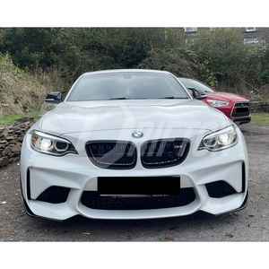 Séparateurs latéraux de pare-chocs avant en fibre de carbone de style MP pour BMW M2 M2C F87 2016-2019 - Product Image 3