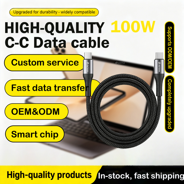 Trending Products 100W Fast Charging Cable Usb c Cable for Samsung, Apple, Oppo, OnePlus