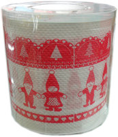 Rouleau de papier toilette personnalisé imprimé pour Noël, papier toilette doux et bon marché, jetable, vente en gros, rouleaux de papier toilette écologiques