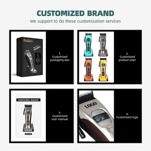 Chuyên Nghiệp Tóc Clipper 8000Rpm Không Chổi Than <span class=keywords><strong>Vortex</strong></span> Động Cơ Llc Lưỡi Tông Đơ Người Đàn Ông Cắt Tóc Điện Tóc Clipper - Product Image 6