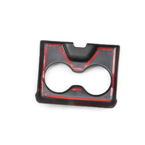 KORLOT Accessoires d'intérieur de voiture pas chers, couvercle de porte-gobelet d'<span class=keywords><strong>accoudoir</strong></span> arrière en plastique, garniture pour Chrysler 300 modèle 2015-2021 - Product Image 4