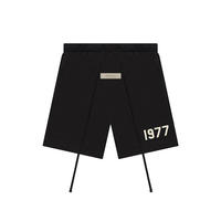 Celana Pendek Pria SS22 Berkualitas Tinggi, Kasual, Tahan Air, Ramah Lingkungan, Motif Huruf, 100% Katun, Anti Angin, Cepat Kering, Model Longgar
