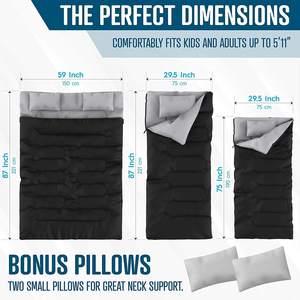 <span class=keywords><strong>Bolsa</strong></span> <span class=keywords><strong>de</strong></span> <span class=keywords><strong>dormir</strong></span> para adulto, saco <span class=keywords><strong>de</strong></span> <span class=keywords><strong>dormir</strong></span> ultraligero, impermeable, 190T, para invierno, para acampar al aire libre, spinning, doble persona - Product Image 5