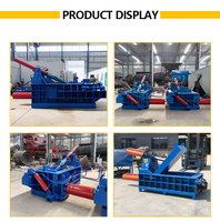 Compacteur de ferraille horizontal 125T Presse à balles hydraulique pour métaux