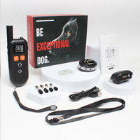 1000M Ferngesteuertes Hundetrainingshalsband 3 Trainingsmodi Wiederaufladbar USB IP67 Wasserdicht Vibration Elektroschock gegen Bellen