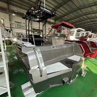 Bateau de pêche à console centrale en aluminium de 20 pieds, nouvelle conception, coque en V profond, 90-150 CV, certifié CE