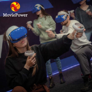 เครื่องเล่น VR ความจริงเสมือน 9D วิดีโอซิมูเลเตอร์ อารีน่า เครื่องเล่นเกม VR แบบหลายผู้เล่น เกมอาร์เคด เครื่องเล่นเกมยิงปืน VR - Product Image 6