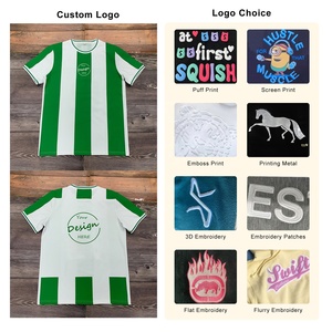 Maillot <span class=keywords><strong>Rugby</strong></span> Personnalisé Manches Courtes Classique Old School <span class=keywords><strong>Tee</strong></span> Shirts Mens Heavy Rugger Strong Green Striped <span class=keywords><strong>Rugby</strong></span> <span class=keywords><strong>Shirt</strong></span> - Product Image 2