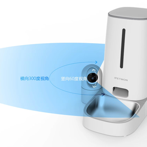 Distributeur automatique de nourriture pour animaux de compagnie CITICITY en acier inoxydable intelligent avec Wi-Fi, charge automatique, caméra à distance et contrôle par application mobile pour chiens - Product Image 5