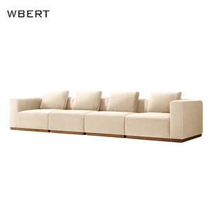 WBERT RhSupplier Fábrica de América del Norte-Directo de lujo Personalizado Modular Cojín suave Tela de lino Sala de estar Sofá RH Muebles - Product Image 2