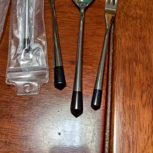 DF Nouveauté : Couverts de cuisine en acier inoxydable 304, finition miroir, avec manche conique créatif, pour aviation et restauration - Product Image 2