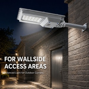 Lampadaire <span class=keywords><strong>Solaire</strong></span> <span class=keywords><strong>Ext</strong></span>érieur Intégré Tout-en-un en ABS, Étanche, Vente Chaude en Chine - Product Image 2