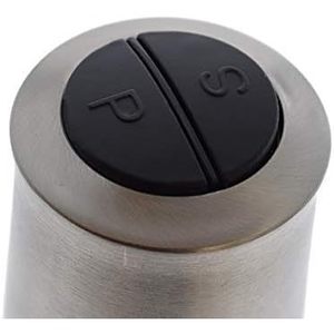 Moulin à poivre électrique Nordmende, 2 compartiments, broyeurs indépendants, lumière LED, acier inoxydable, moulin à épices de cuisine, 150W, à pression - Product Image 3