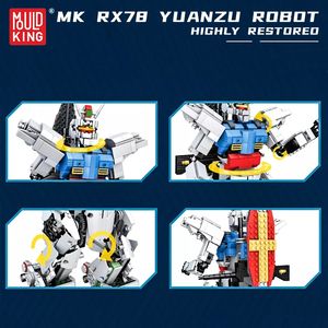 Mould King-Robot MOC <span class=keywords><strong>Mack</strong></span> para niños, MK RX 78, versión <span class=keywords><strong>de</strong></span> aplicación <span class=keywords><strong>de</strong></span> Control remoto, bloques <span class=keywords><strong>de</strong></span> construcción, Moc, <span class=keywords><strong>juguetes</strong></span>, regalos, bloques, 15024 - Product Image 5