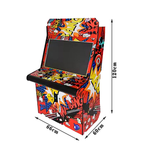 22 inch Cổ Điển Retro chiến đấu trò chơi <span class=keywords><strong>Arcade</strong></span> Máy gỗ hộp điều khiển gia đình 110V/220V thanh toán tiền xu nhà máy kim loại giải trí trực tiếp - Product Image 2