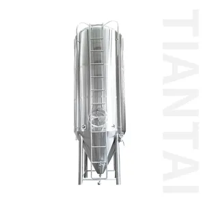 8000l 80hl Conische Mantel Commerciële Bierfermentor Met Automatische Temperatuurregeling