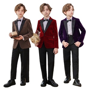 Nuevo Conjunto <span class=keywords><strong>de</strong></span> Traje Slim Fit <span class=keywords><strong>para</strong></span> Niños: Esmoquin, Blazer, Chaleco <span class=keywords><strong>de</strong></span> Boutique <span class=keywords><strong>para</strong></span> Niños, Chaleco <span class=keywords><strong>de</strong></span> Estambre, Conjunto Formal <span class=keywords><strong>de</strong></span> Blazer - Product Image 1