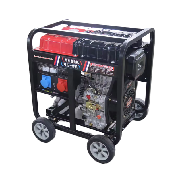 Factory Price 8kw Silent Diesel Generator Portable 110V/220V 50/60Hz AC Three Phase Alternator