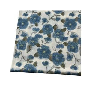 Desain bunga besar nyaman gaya tradisional kain katun lembut Jacquard metalik untuk anak perempuan pakaian tekstil rumah wanita - Product Image 6